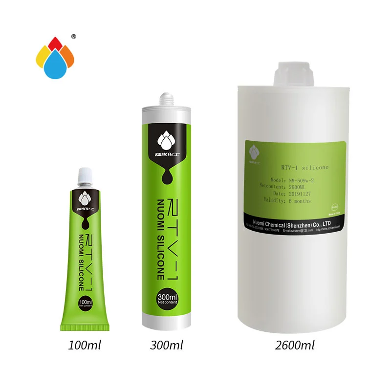 Transparent flytande RTV-1-silikonlim